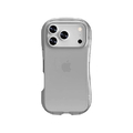 グルマンディーズ iPhone17 Pro用クリスタルクリアケース スモーク GMD-34SK