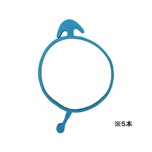 共和 たばねバンド#18×3 ライトブルー 5本 F410495-GHT-602TLB-イメージ1