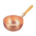 丸新銅器 銅 片手 ボーズ鍋 30cm(錫引無) FC989LG-3027400