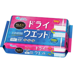 大王製紙 キレキラ! ワイパードライ×ウェットシート 16枚×2P FCE019Y-イメージ1