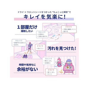 大王製紙 キレキラ! ワイパードライ×ウェットシート 16枚×2P FCE019Y-イメージ6