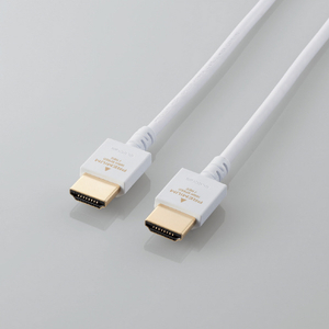 エレコム 家具調カラーPremiumHDMIケーブル(2．0m) ホワイト DH-HDP14EY20WH-イメージ2