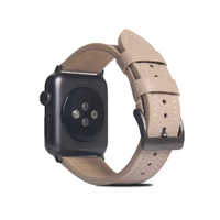 SLG Design Apple Watch 45mm/44mm/42mm用FULL GRAIN LEATHER BAND ライトクリーム SD21966AWLC