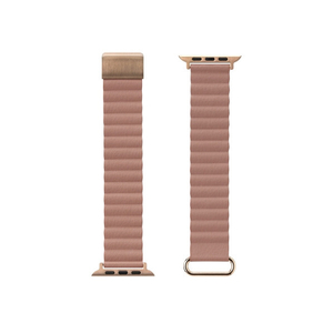 PGA Apple Watch 42/41/40/38mm用PUレザーマグネットバンド ピンク PGAW41MG05PK-イメージ1