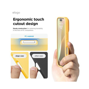 elago iPhone16Pro用シリコンケｰス サンシャイン EL_IPRCSSCS3_SS-イメージ7