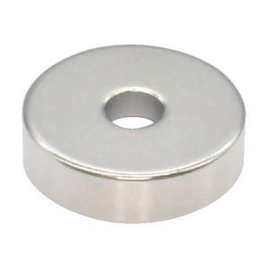 トラスコ ネオジム丸形磁石　皿ねじ穴付　外径１８ｍｍ×５ｍｍ　Ｍ４　１個入 TRUSCO　ネオジム磁石（丸形皿ねじ穴付） T18R05-M4-イメージ2