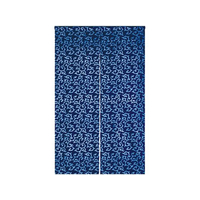 江部松商事 藍染めのれん 花唐草 NID3117-BI FC494LG-2791700