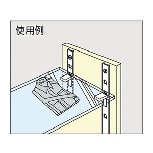スガツネ工業 (120030158)AP-FB20ステンレス鋼製棚受 FC333FF-3769631-イメージ2