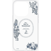 グルマンディーズ iPhone 14 Pro/13 Pro用耐衝撃ケース IIIIfit Clear ディズニー アリス DNG-24AC
