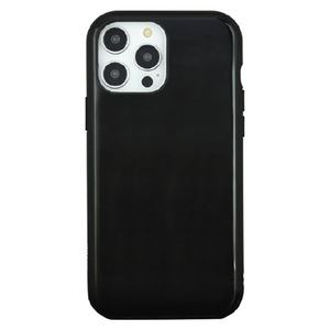 グルマンディーズ iPhone 15 Pro Max用耐衝撃ケース IIIIFIT ブラック IFT-166BK-イメージ1