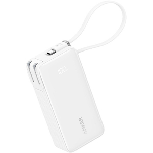 Anker Power Bank (10000mAh, Fusion, Built-In USB-C ケーブル) ホワイト A1637N21 Anker Power Bank (10000mAh, Fusion, Built-In USB-C ケーブル) ホワイト A1637N21