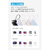 Anker Power Bank (10000mAh, Fusion, Built-In USB-C ケーブル) ホワイト A1637N21-イメージ6