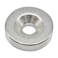 トラスコ ネオジム丸形磁石　皿ねじ穴付　外径２０ｍｍ×５ｍｍ　Ｍ５　１個入 TRUSCO　ネオジム磁石（丸形皿ねじ穴付） T20R05-M5