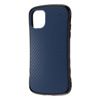 レイアウト iPhone 11用耐衝撃 Curve ゲーム カーボンネイビー RT-P21SC5/CN
