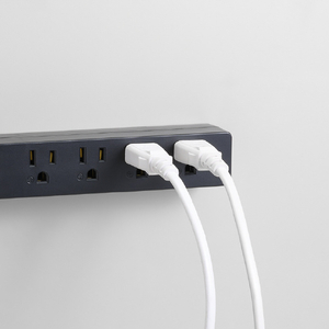 ヤザワ 3Pマグネットフック付タップ6個口5m ブラック H5HJKP605BK-イメージ6