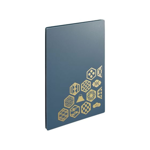 リヒトラブ 書き置き御朱印帳 11ポケット 藍鼠 FC656SY-A370-11-イメージ1