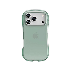 グルマンディーズ iPhone17 Pro用クリスタルクリアケース ライトブルー GMD-34LBL-イメージ1