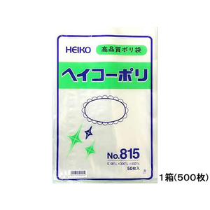 シモジマ ポリ袋 No.815 0.08×300×450mm 50枚×10束 1箱(10パック) F861935-#6628500-イメージ1