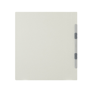 プラス フラットファイル厚とじ ノンステッチ A4タテ グレー NO.021NW F876617-79049-イメージ2