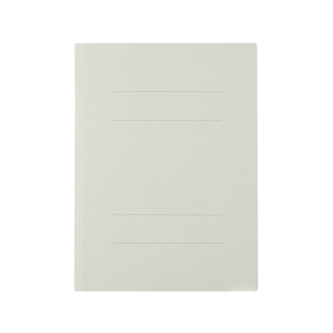 プラス フラットファイル厚とじ ノンステッチ A4タテ グレー NO.021NW F876617-79049-イメージ3