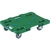 トラスコ中山 TRUSCO ルートバン 400×600 4輪自在 ストッパー付 緑 FC384GX-4144325-イメージ1