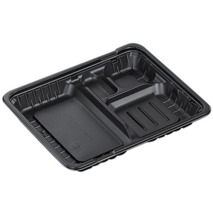 中央化学 弁当容器 CT ガチ弁 LIK24-20E2 BK 身 50枚 FCG948W-00479552-イメージ1