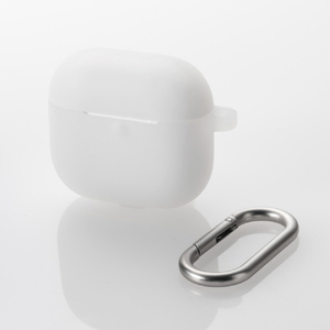 エレコム AirPods (第4世代)用 シリコンケース クリア AVA-AP06SCCR-イメージ2