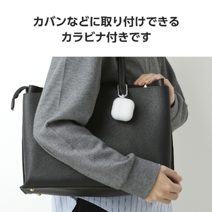 エレコム AirPods (第4世代)用 シリコンケース クリア AVA-AP06SCCR-イメージ8