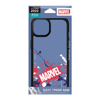 PGA iPhone 14 Plus用クリアタフケース MARVEL スプラッシュ PG-DPT22R20MVL