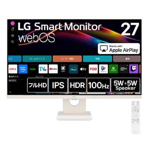 LGエレクトロニクス 27型 LG Smart Monitor 27U511SA-W LGエレクトロニクス 27型 LG Smart Monitor 27U511SA-W