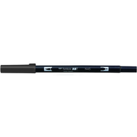 トンボ鉛筆 デュアルブラッシュペン ABT Cool Gray10 F040129-AB-TN45