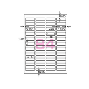 コクヨ モノクロレーザー&コピー用紙ラベル A4 84面 10枚 F874835-LBP-7656N-イメージ2