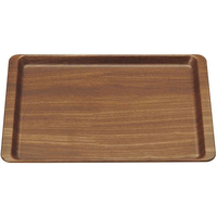 マイン 木目調ABSトレー 長角盆 濃木目 NS M44-369 FC312LL-4144951