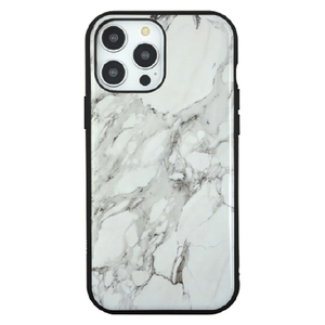 グルマンディーズ iPhone 15 Pro Max用耐衝撃ケース IIIIFIT PREMIUM マーブル IFT-167MBL-イメージ1