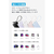 Anker Power Bank (10000mAh, Fusion, Built-In USB-C ケーブル) ブルー A1637N31-イメージ6