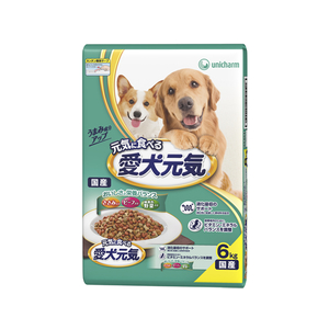 ユニ・チャーム 愛犬元気 ささみ・ビーフ・緑黄色野菜入り 6kg F136136-イメージ1