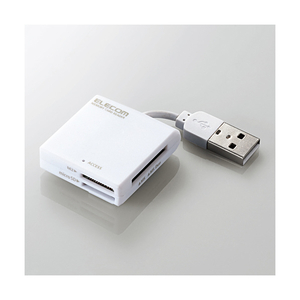 エレコム メモリカードリーダ ホワイト MR-K009WH エレコム メモリカードリーダ ホワイト MR-K009WH