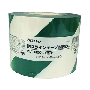 ニトムズ 耐久ラインテープDLT-NEO100×50白／緑 白／緑1000.17506 FC037HP-1933438-イメージ2
