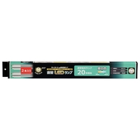 オーム電機 20形(10．2W) グロースターター器具専用直管LEDランプ 昼白色 2本入り LDF20SSN1013U122P