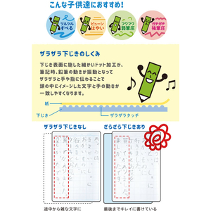 レイメイ 先生おすすめ魔法のザラザラ下敷A4 0.6mmドット クリアー FCR9993-U613T-イメージ2