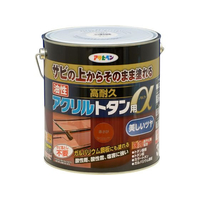 アサヒペン 油性高耐久アクリルトタンα 3KG 赤さび FC560NS