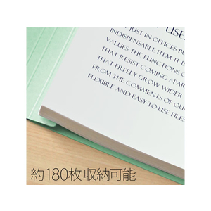プラス フラットファイル ノンステッチ A3タテ ブルー NO.001N F876618-79075-イメージ5