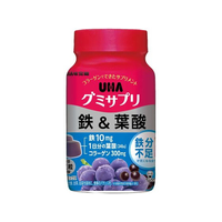 UHA味覚糖 UHAグミサプリ 鉄&葉酸 30日分ボトル 60粒 F047756