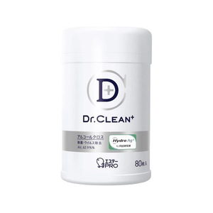 Dr.CLEAN アルコールクロス ボトル 環境清拭ワイパー 80枚入 本体 FCG984F-24-9692-00-イメージ1