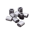 トラスコ中山 TRUSCO　アルミスリーブ　適合ワイヤ径5．0mm　10個入 AS-5