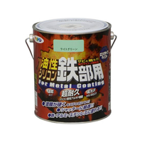 アサヒペン 油性シリコン鉄部用 1.6L ライトグリーン FC060NV