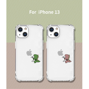 AKAN iPhone 13用ソフトタフケース おしごとザウルス―日曜大工 ピンク AK20970I13-イメージ11