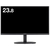 グリーンハウス 23．8型液晶ディスプレイ ブラック EDGH-LCW24S-BK-イメージ2