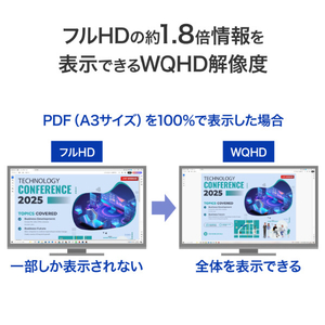 I・Oデータ 27型液晶ディスプレイ(抗菌モデル) LCD-CQ270SA-F-AG-イメージ8