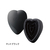 MTG ReFa HEART BRUSH ReFa マットブラック RS-AJ-03A-イメージ1